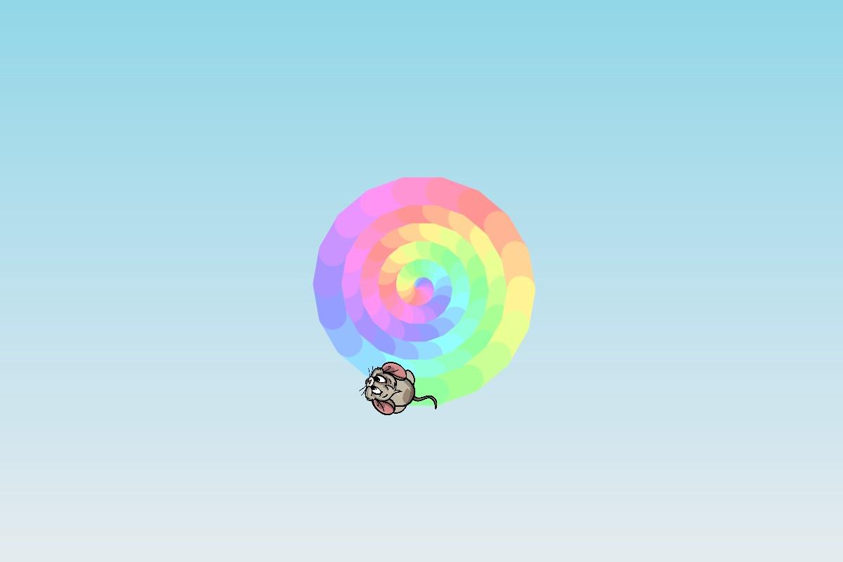 rainbow spiral