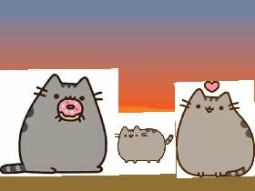 A Pusheen sunset