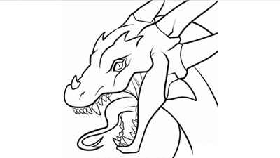 drawing a dragon