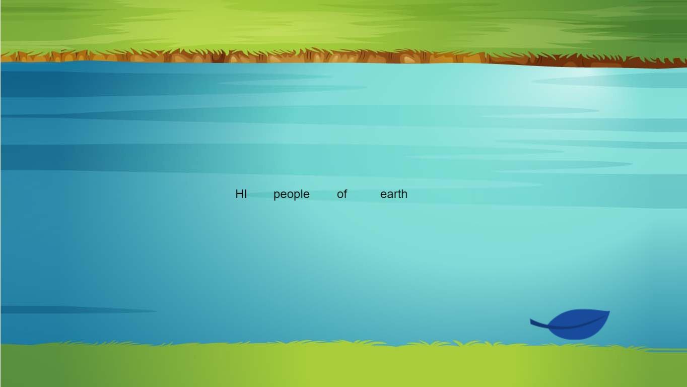 Code a Poem! People of earth