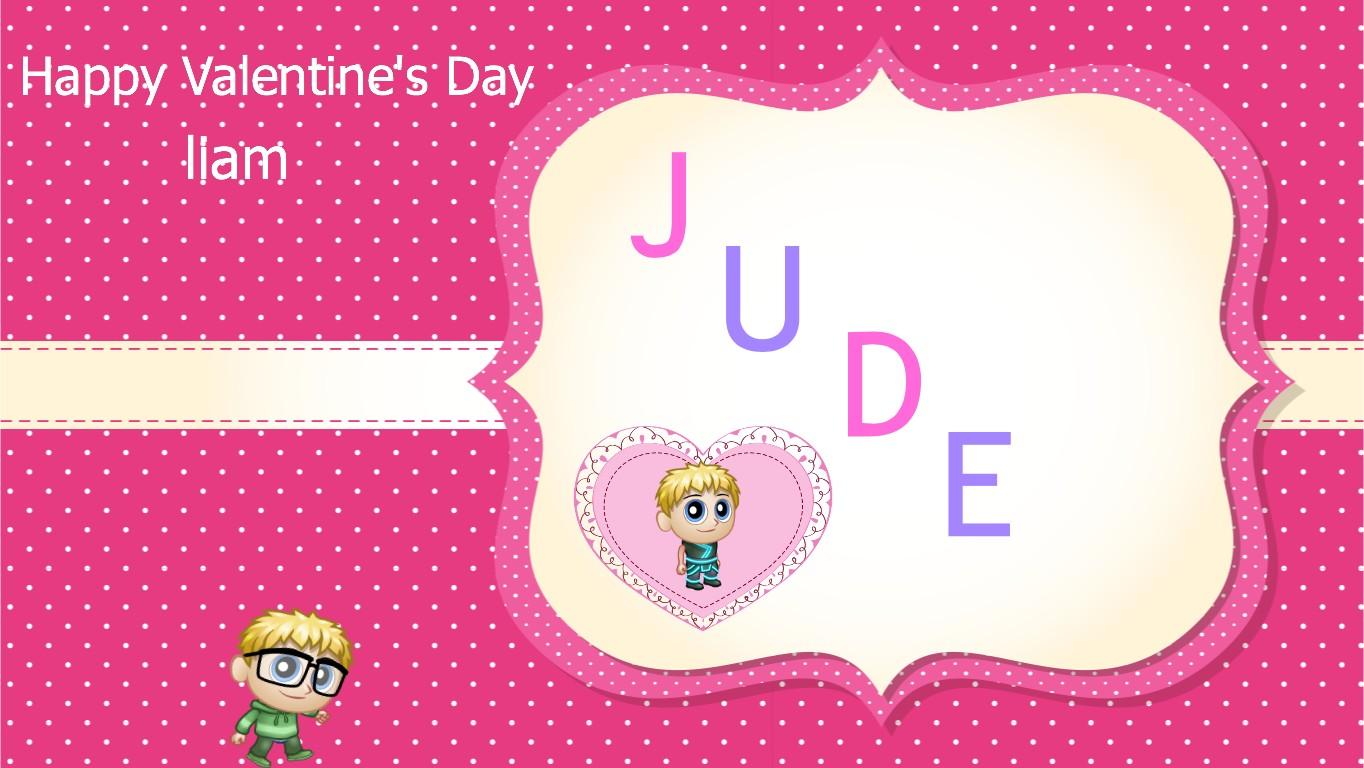 Valentine's Card for jude