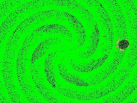 Spiral Triangles green