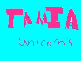 Tamia + unicorns