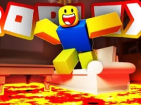 THE FLOOR IS LAVA IN ROBLOX