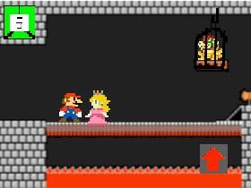 Mario saves peach!