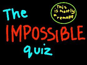 The Impossible glitch quizz