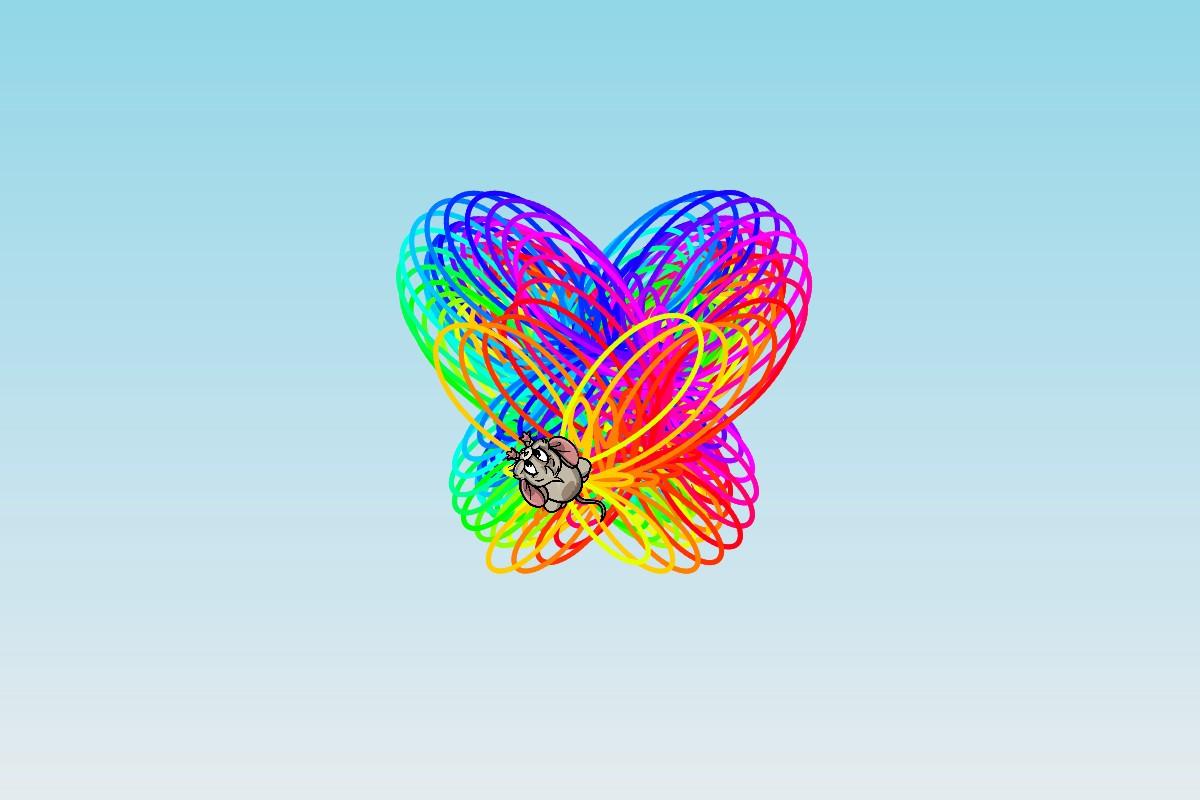 butterfly swirl