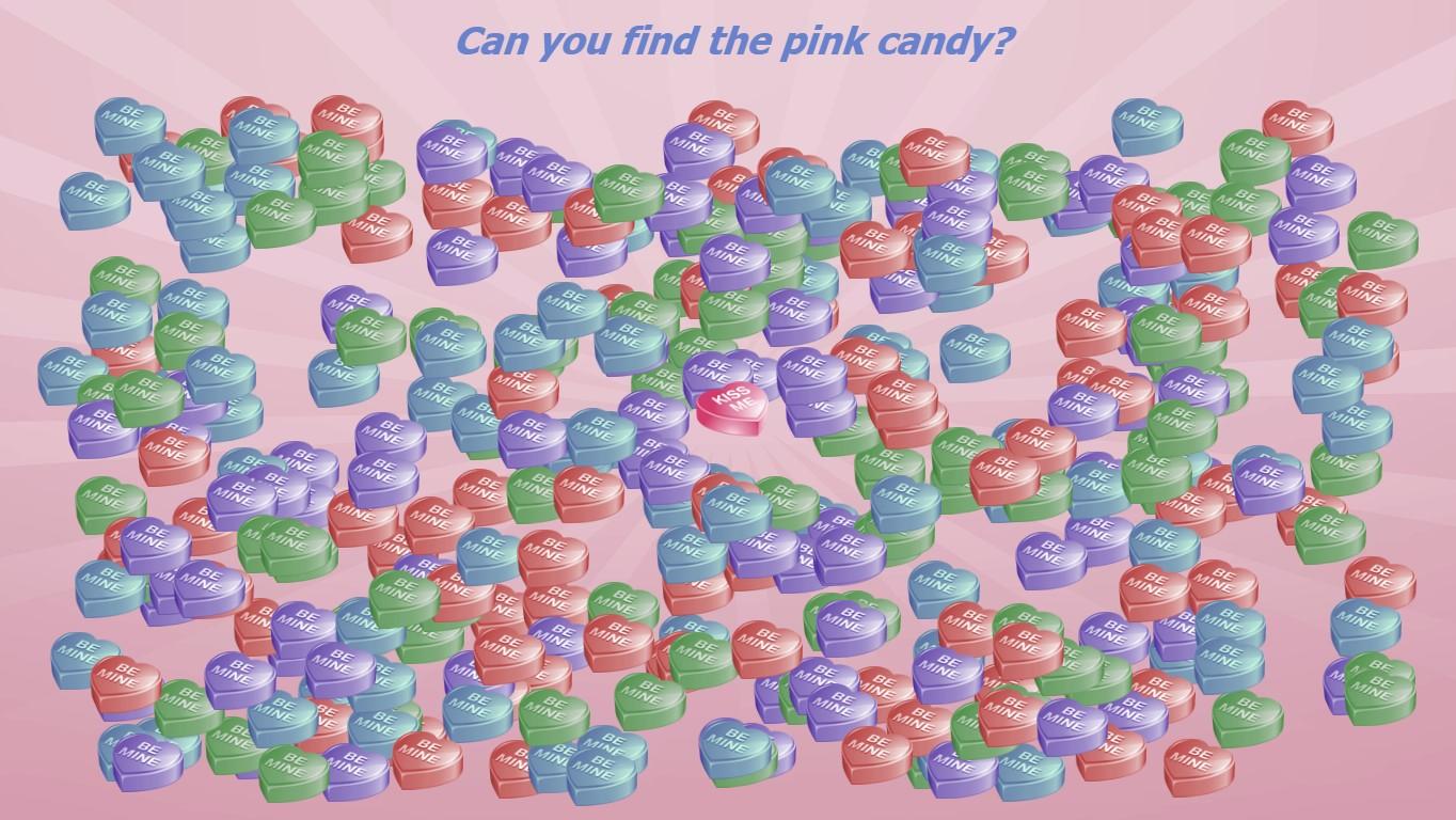 Candy Heart Search