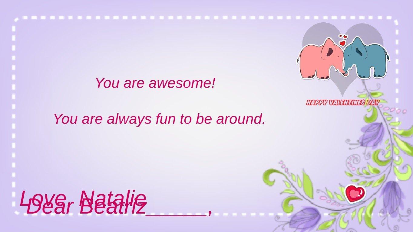 Valentine&#039;s Day E-card