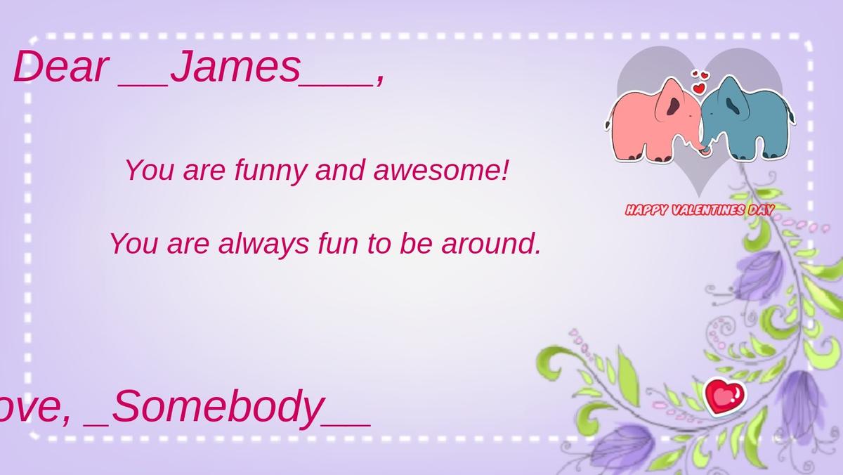 Valentine's Day E-card