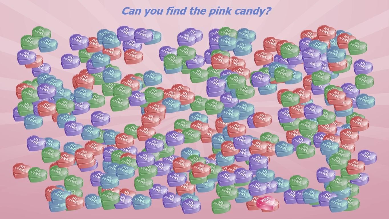 Candy Heart Search