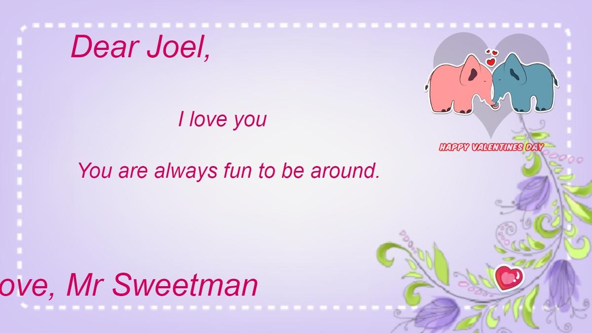 Valentine's Day E-card