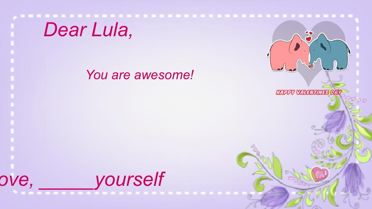 Valentine's Day E-card