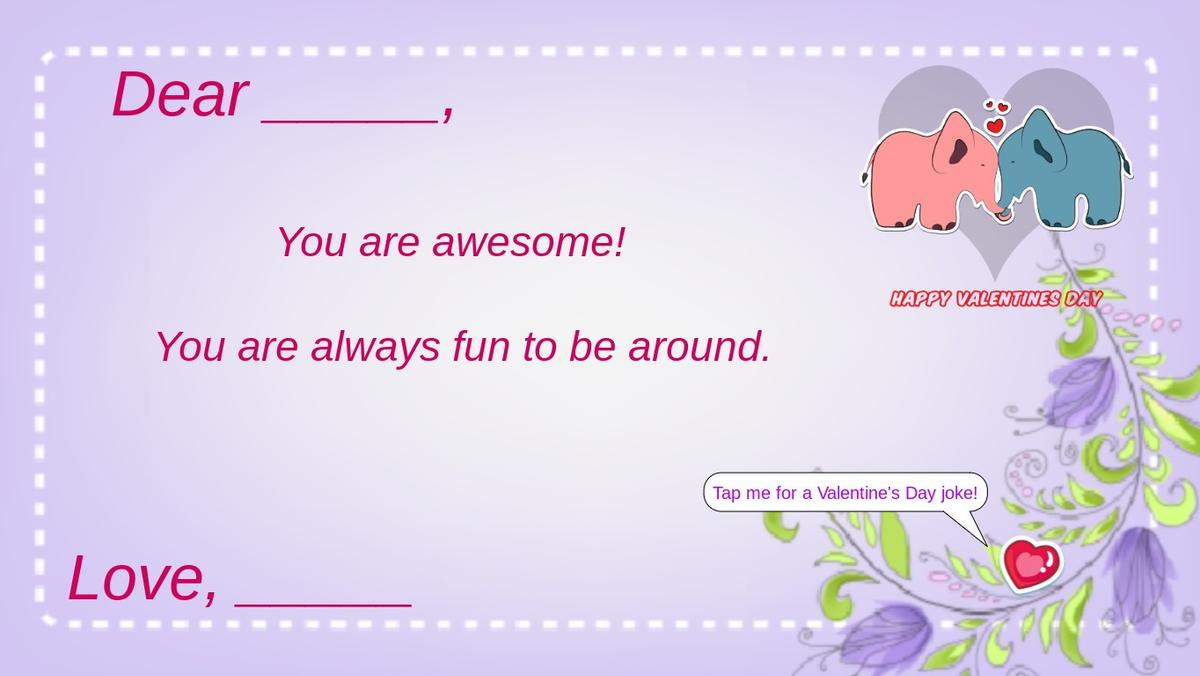 Valentine's Day E-card