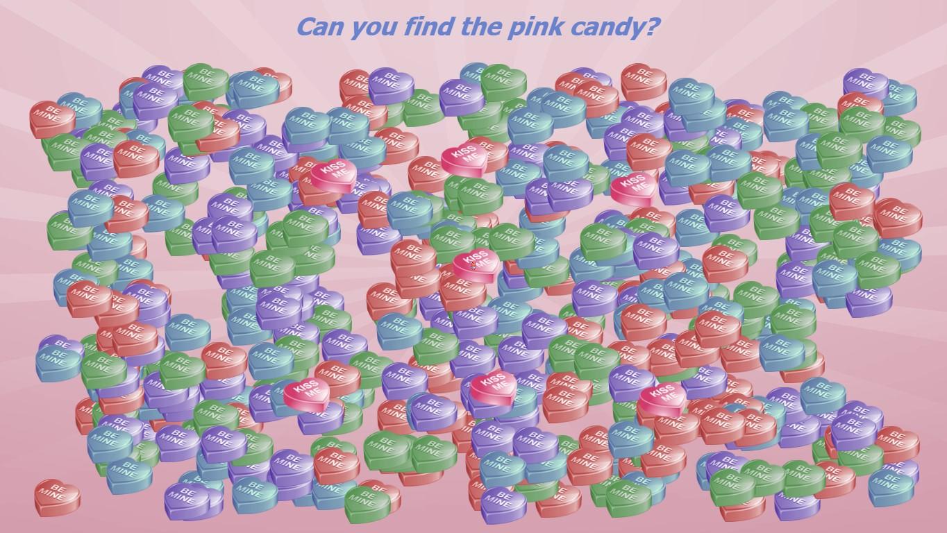 Candy Heart Search