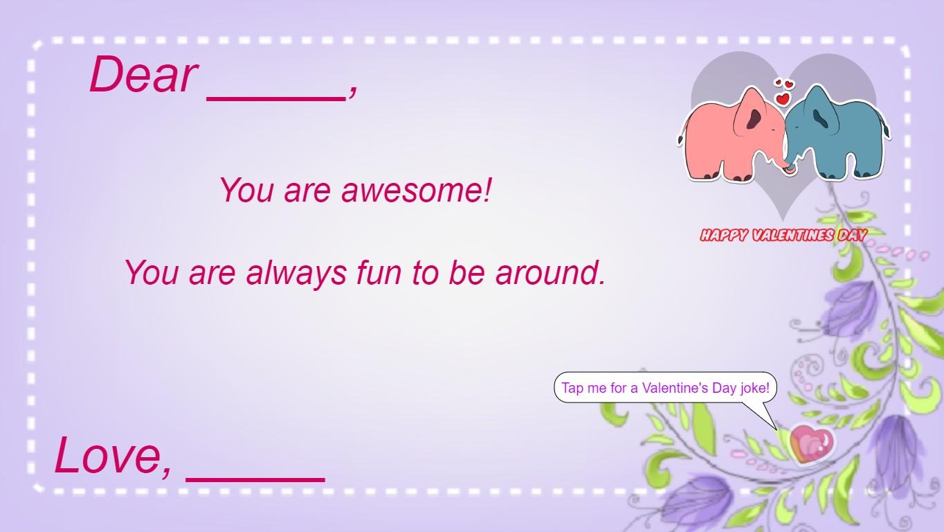 Valentine's Day E-card