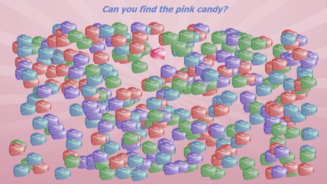 Candy Heart Search