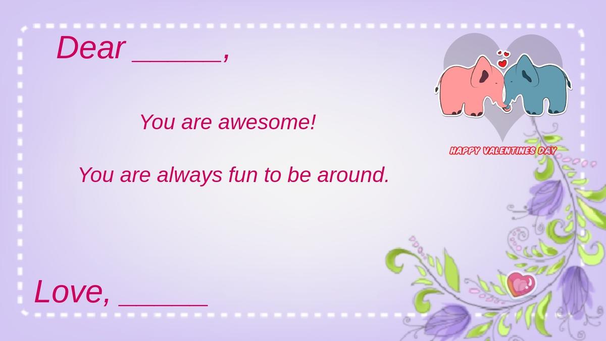 Valentine's Day E-card