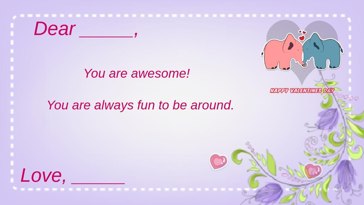 Valentine's Day E-card