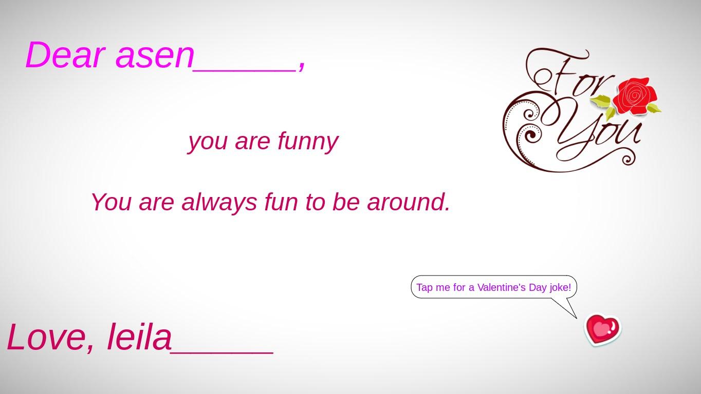 Valentine's Day E-card