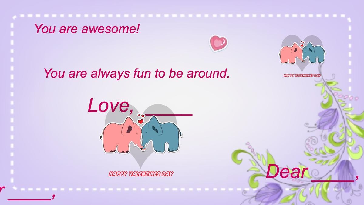 Valentine's Day E-card