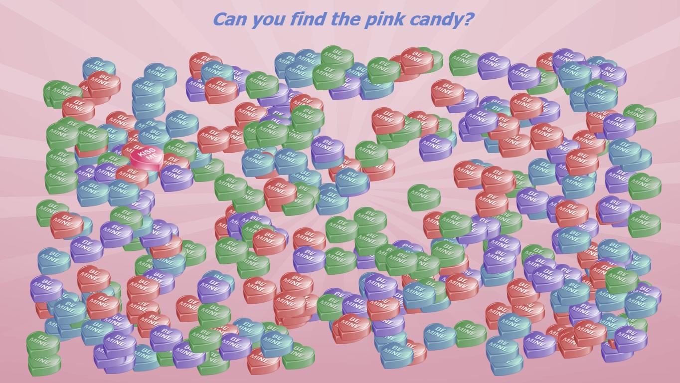 Candy Heart Search