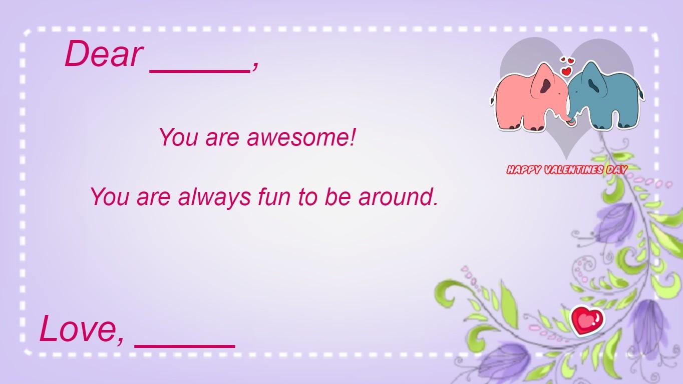 Valentine's Day E-card