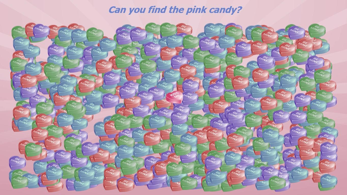 Candy Heart Search