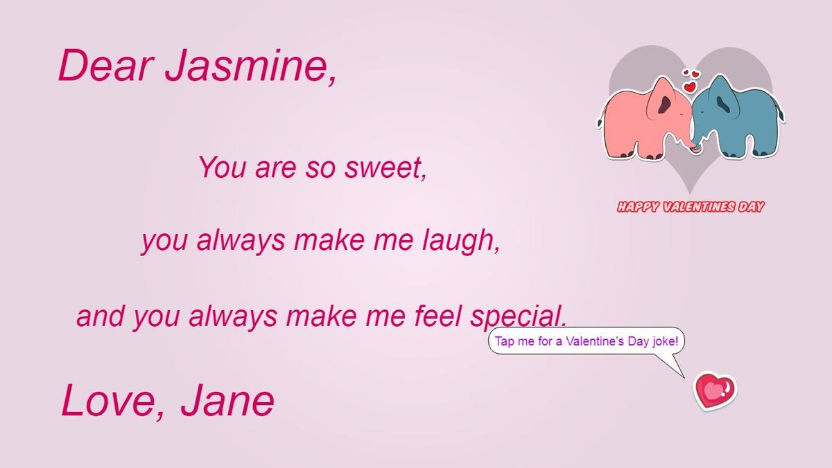 Valentine's Day E-card