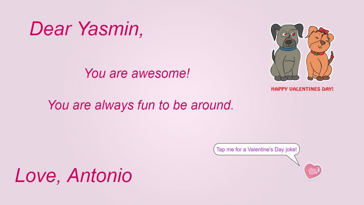 Valentine's Day E-card