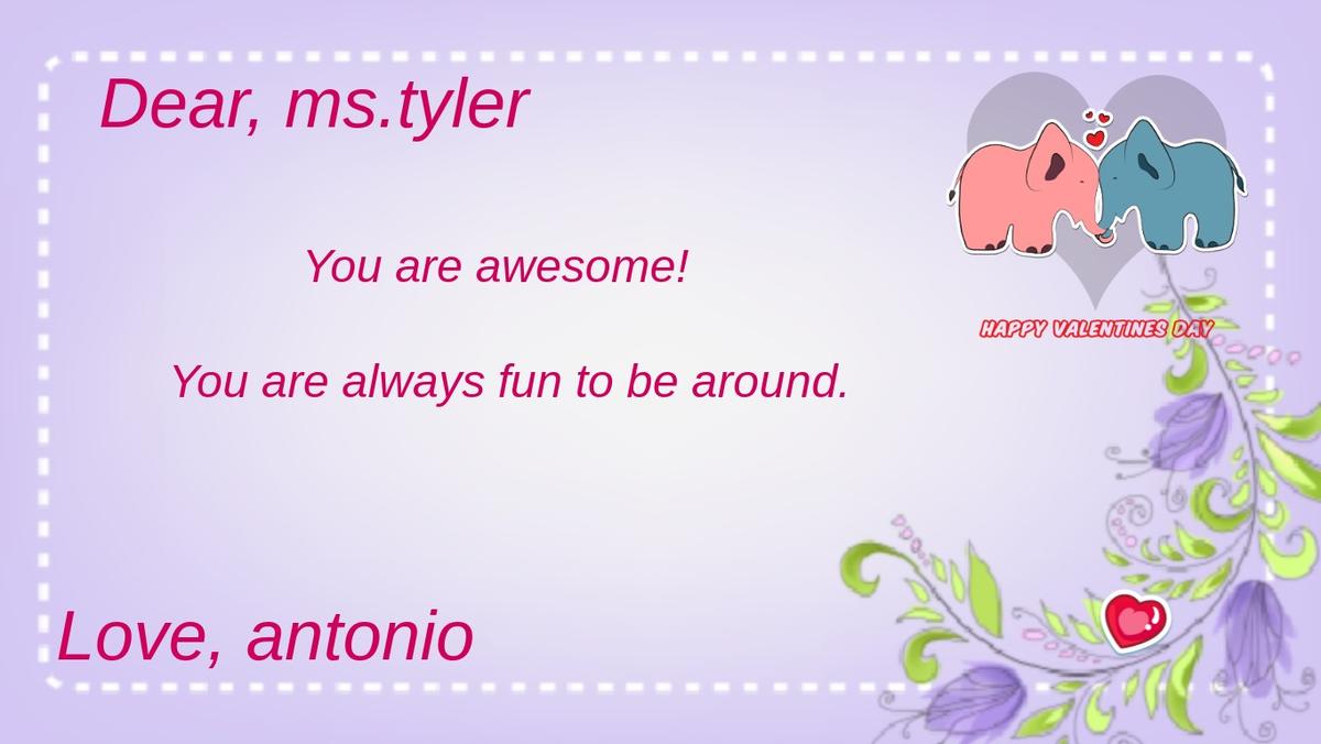 Valentine's Day E-card