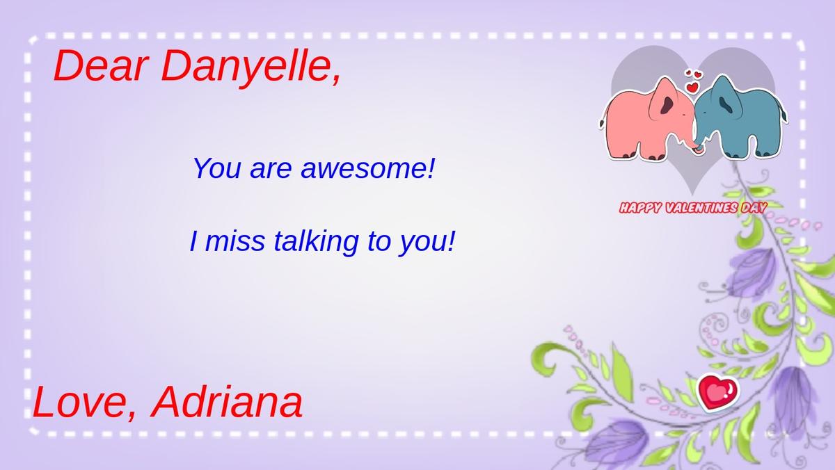 Valentine's Day E-card