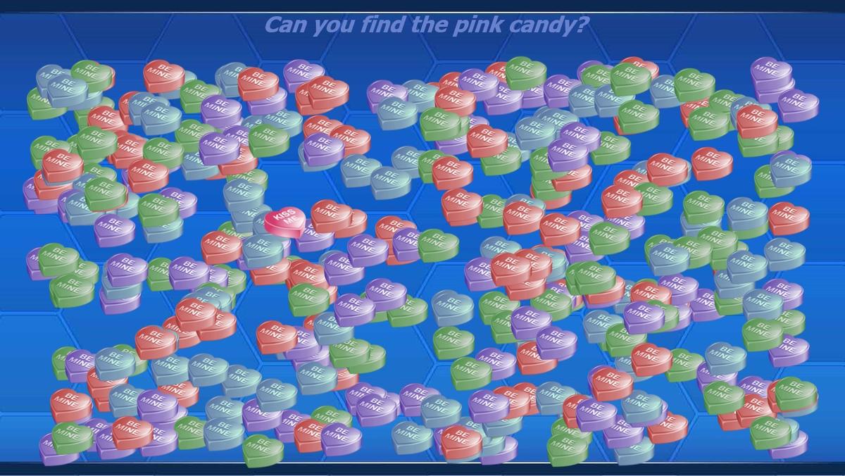 Pink Candy Heart Search