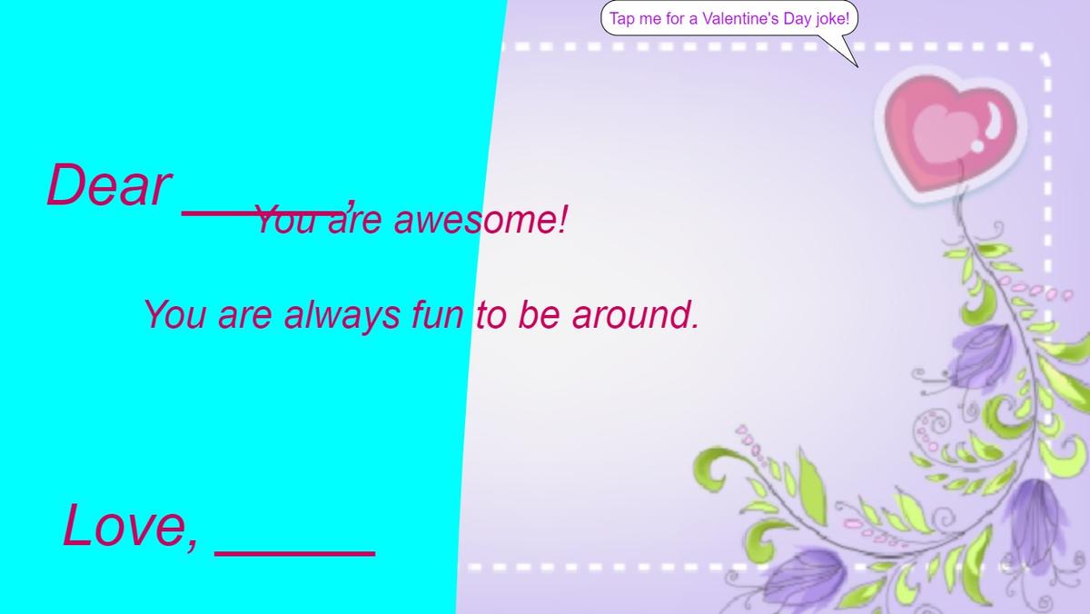 Valentine's Day E-card