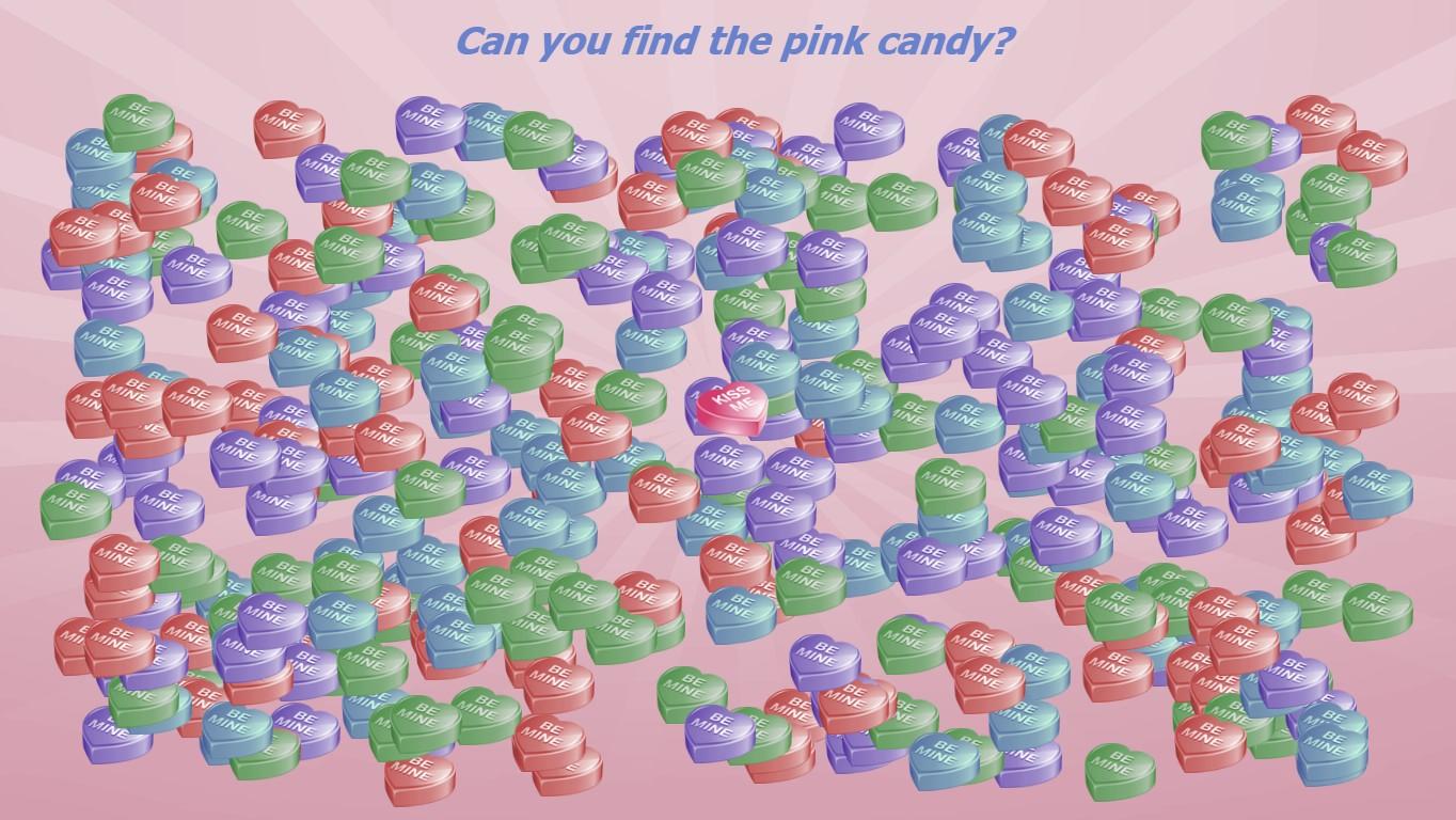 Candy Heart Search