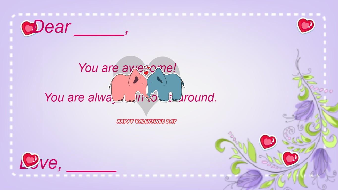 Valentine's Day E-card