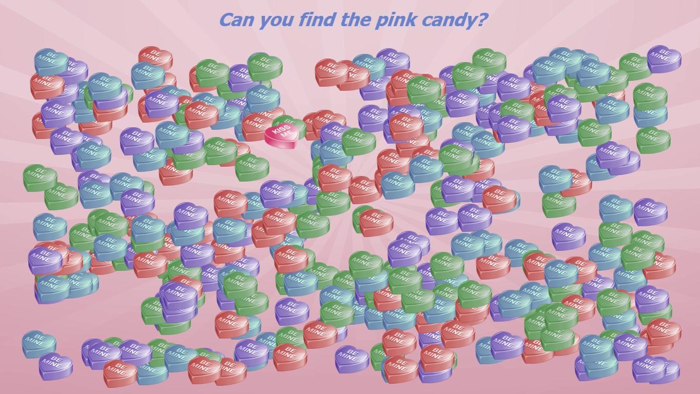 Candy Heart Search