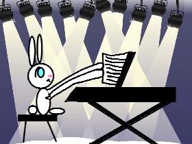 PIANO BUNNY!!!! 1