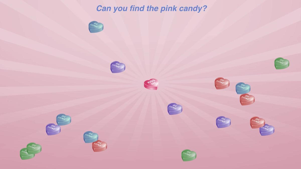 Candy Heart Search