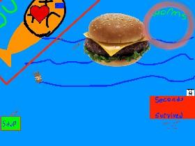 swiming hamburger!!!!!!!!!! 1