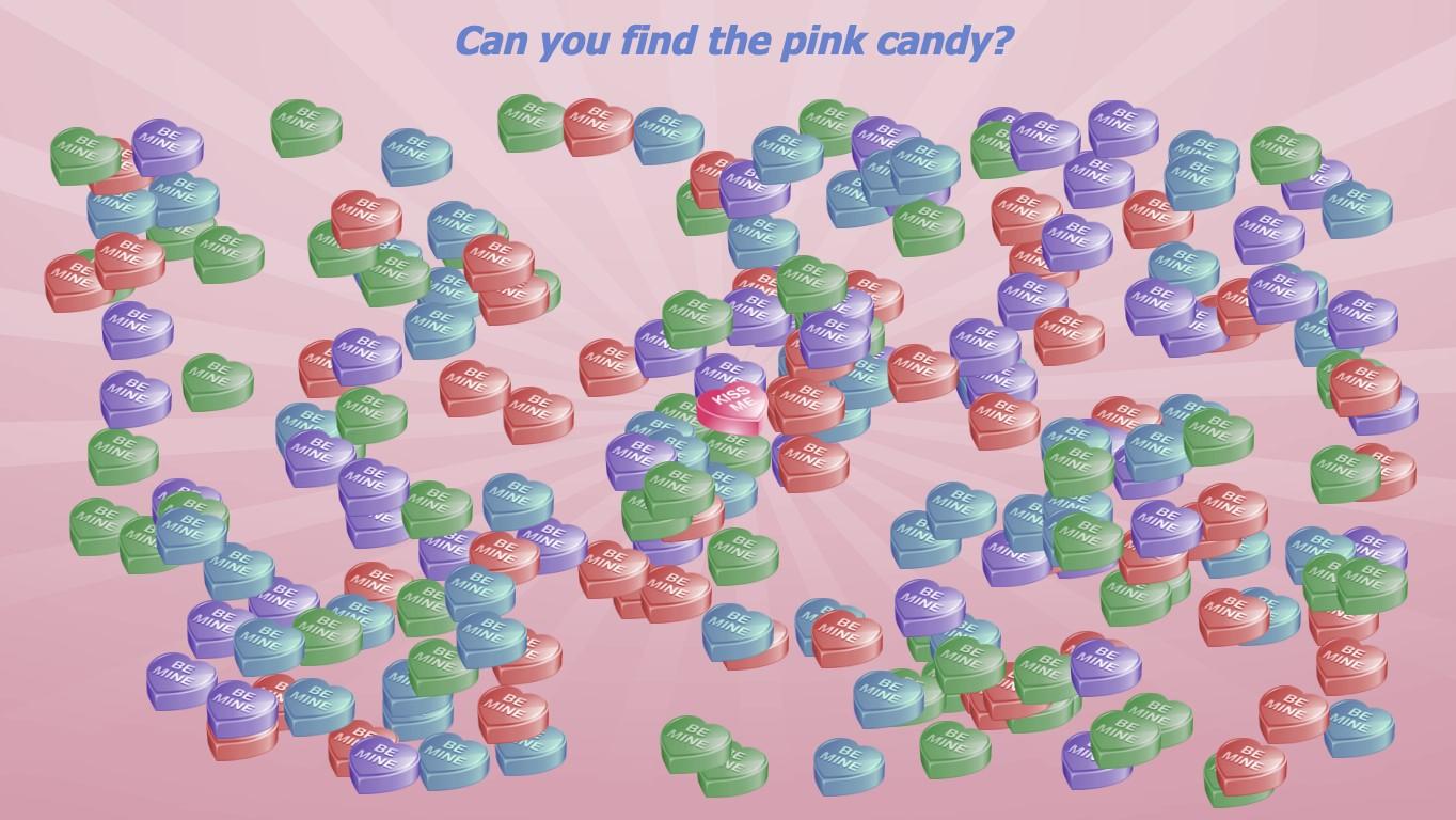 Candy Heart Search