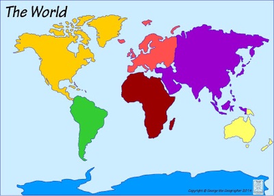 Geography coded map