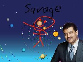 Solar System with Neil Degrasse Tyson and the dabbing kid savage life