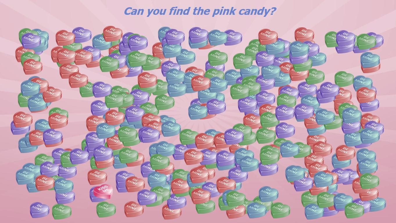 Candy Heart Search