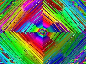 crazy rainbow art 1