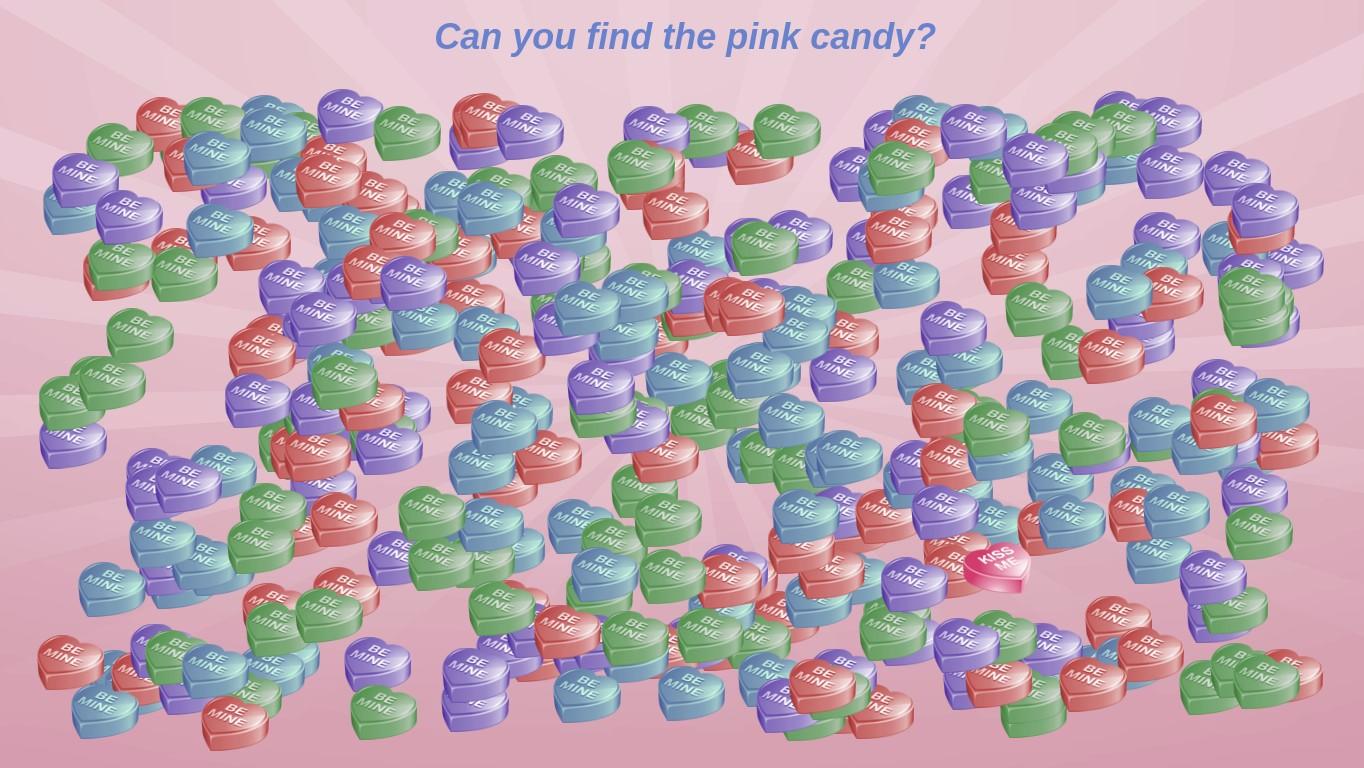 Candy Heart Search