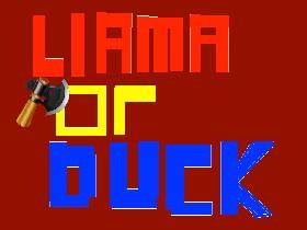 Llama or Duck? 1 1