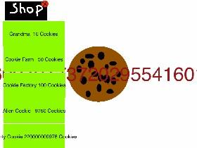 hacked Cookie Clicker