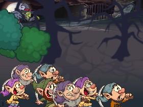 seven dwarfs finding snowwhite scene