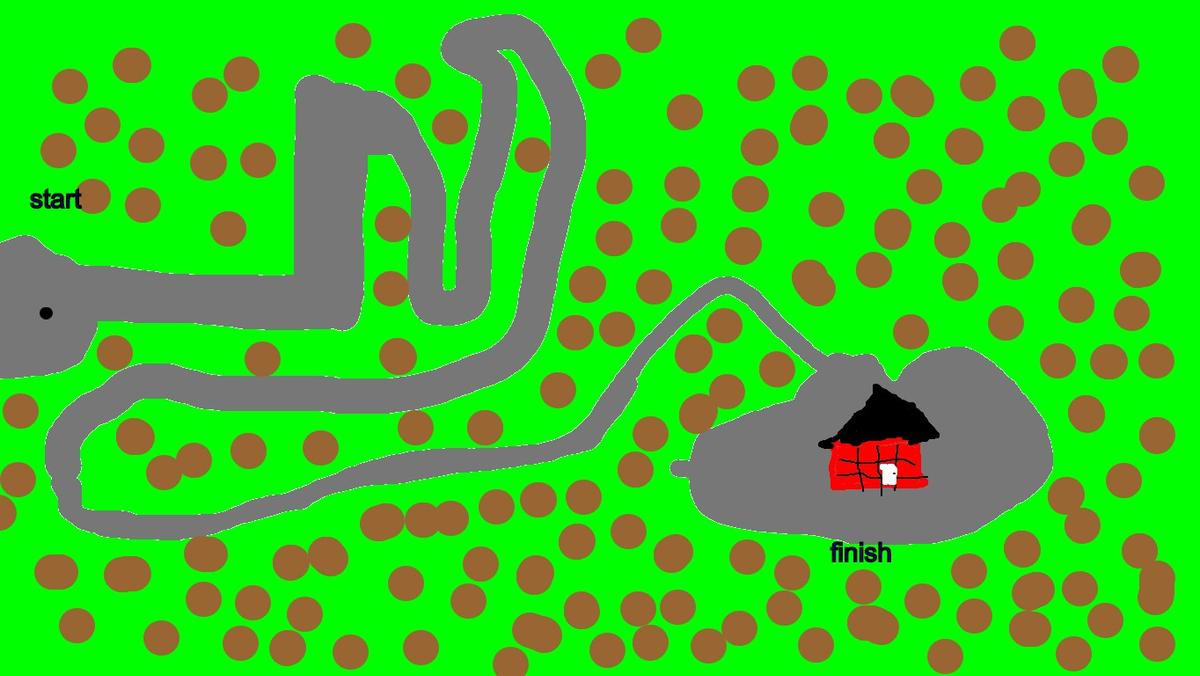 The horrible neighbor maze